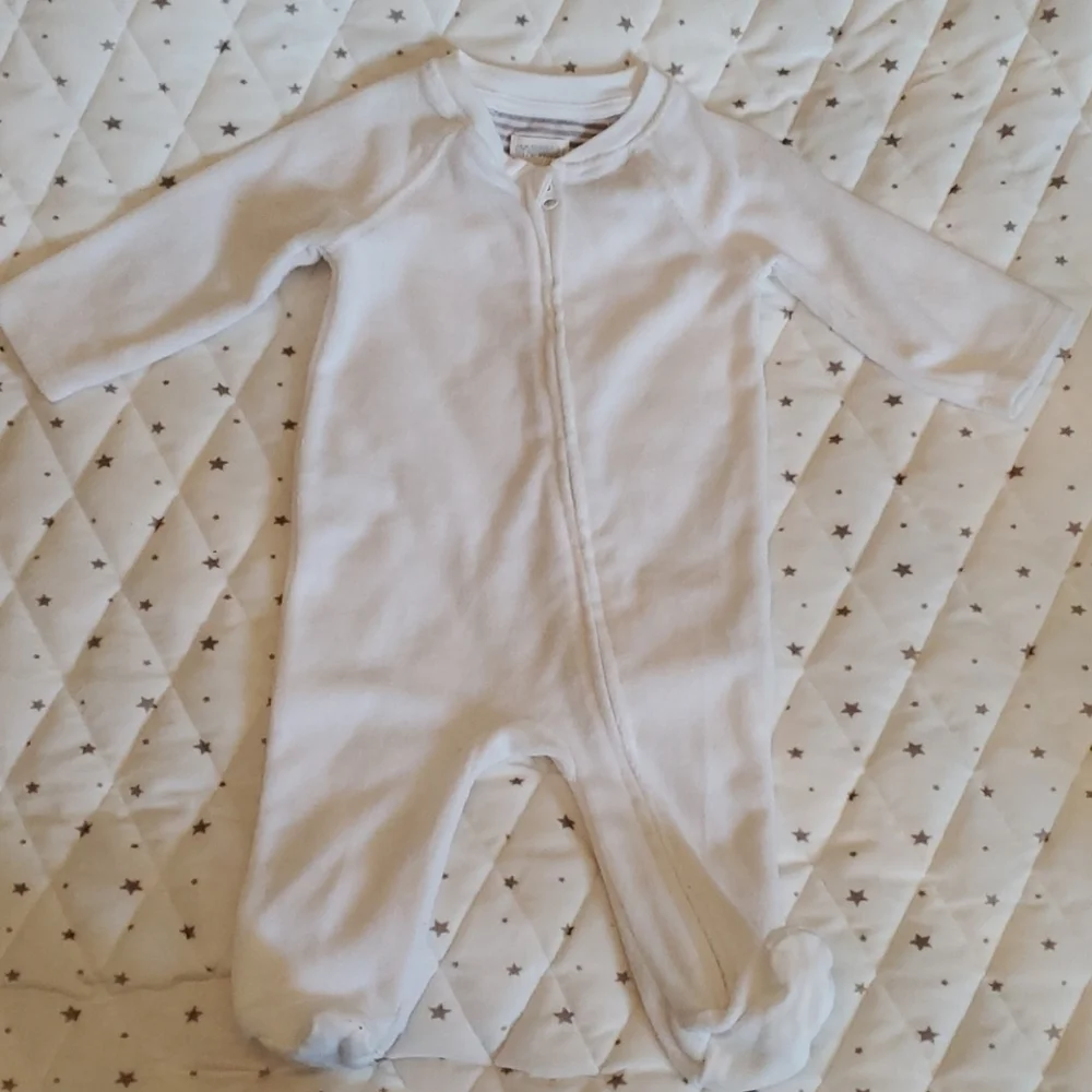 Gymboree white terry cloth onesie